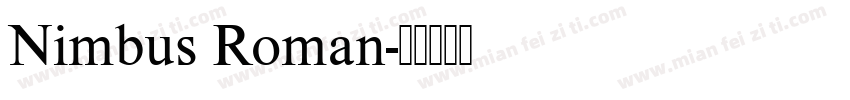 Nimbus Roman字体转换